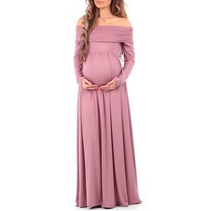 Size L Cowel Neck Maxi Dress